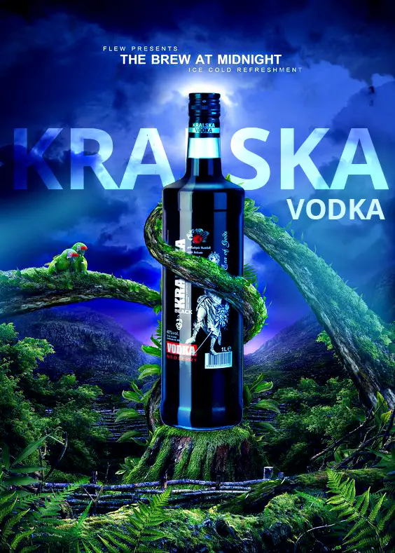 KRALSKA VODKA in nature
